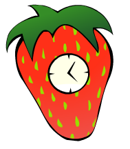 Strawberry Clock