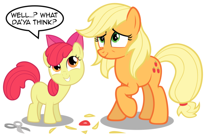 Apple Family mane-cut day