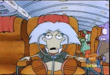 Rocko does not change facial expressions