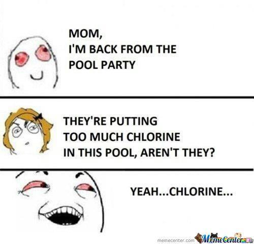 yeah...chlorine...