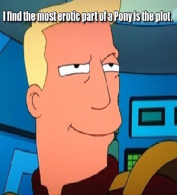 I find the most erotic part of a Pony is the plot
