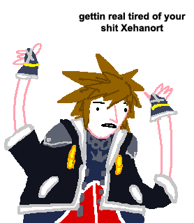 gettin real tired of your shit Xehanort