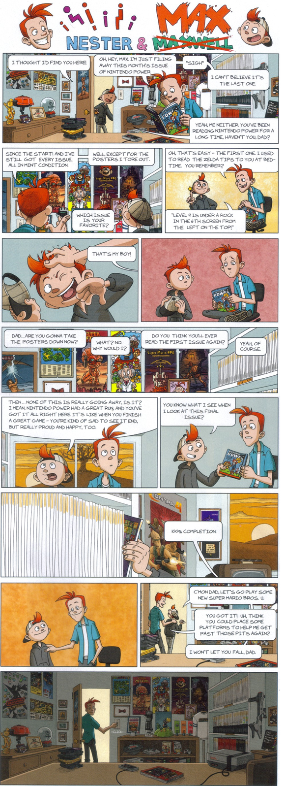 The last 2 pages of the last issue of Nintendo Power