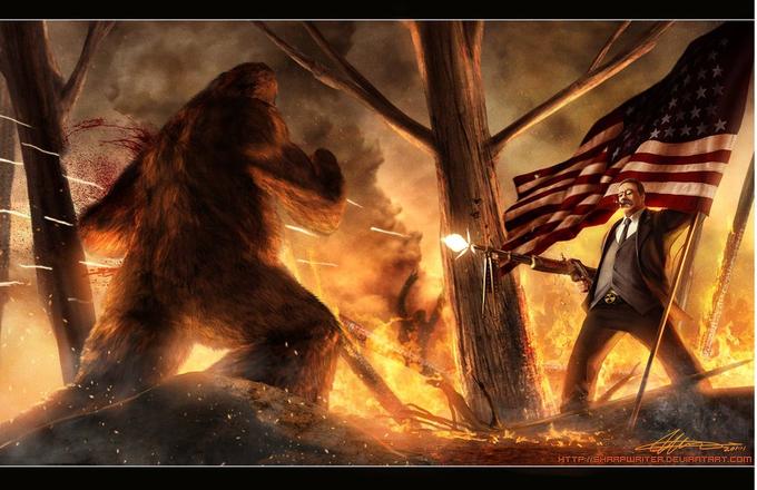 Teddy Roosevelt vs. Sasquatch