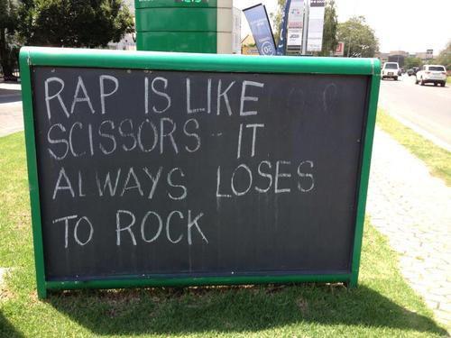 Rap Is Like Scissors