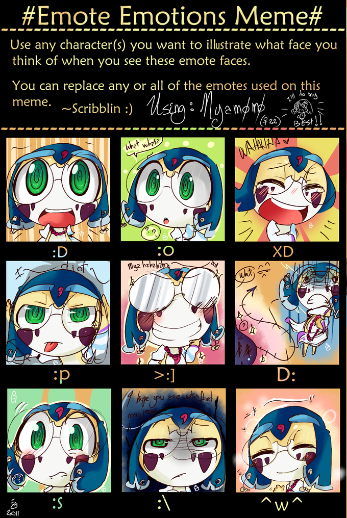 Emote emotions meme