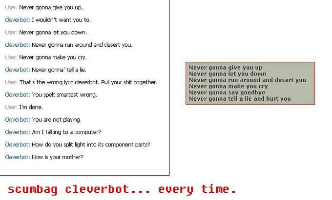 scumbag cleverbot
