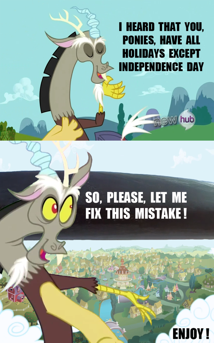 How Discord thanked ponies for reforming