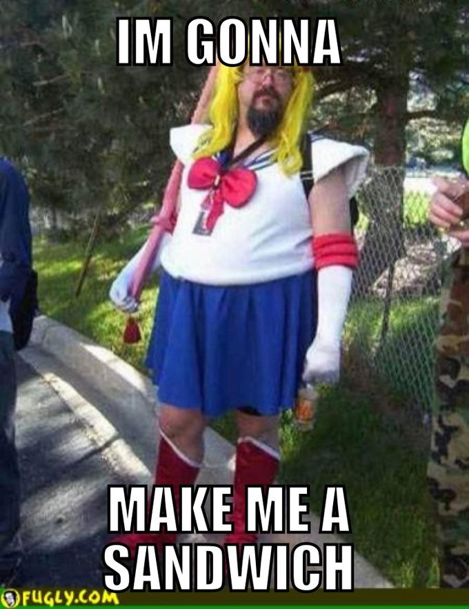 Cross dressing dad