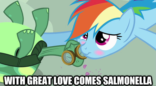 with great love comes salmonella