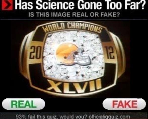 real or fake : NFL editon