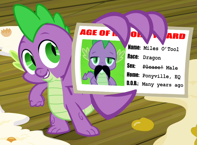 Spike's fake ID