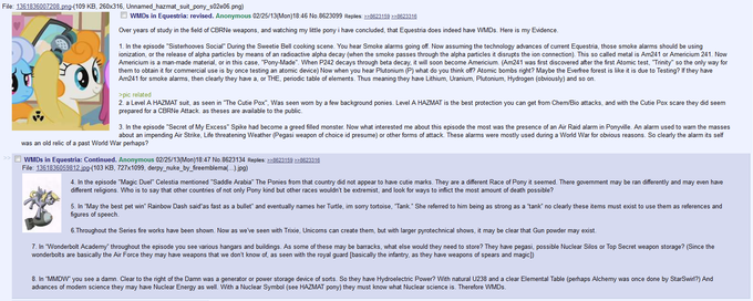 WMDs in Equestria