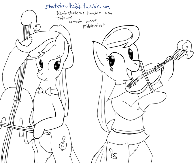 30 min. art challenge : Octavia+Fiddlersticks