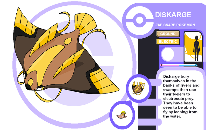 Diskarge, fake evolution of Stunfisk