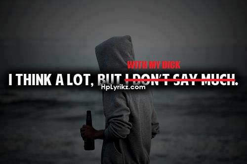 Thinking a lot