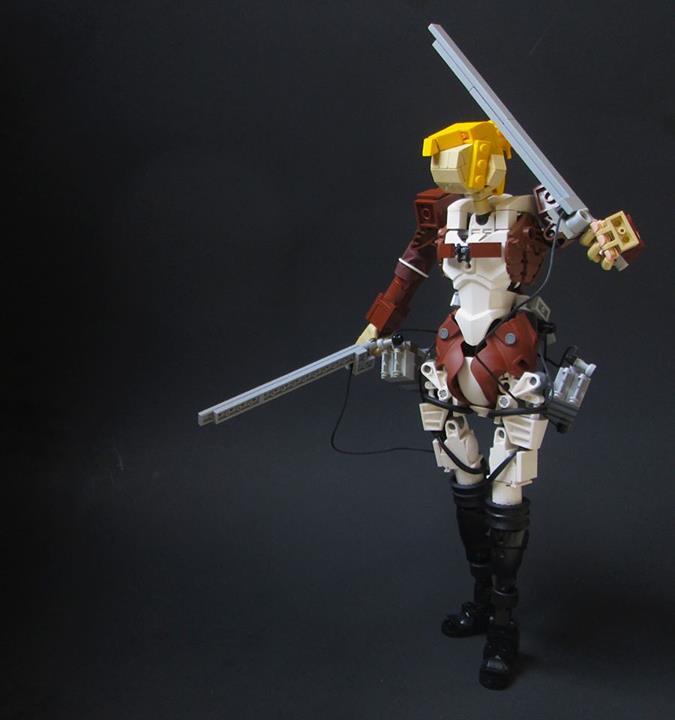 LEGO Annie Leonhart Attack On Titan Shingeki No Kyojin Know Your Meme