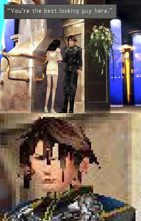 You re The Best Looking Guy Here Final Fantasy Know Your Meme