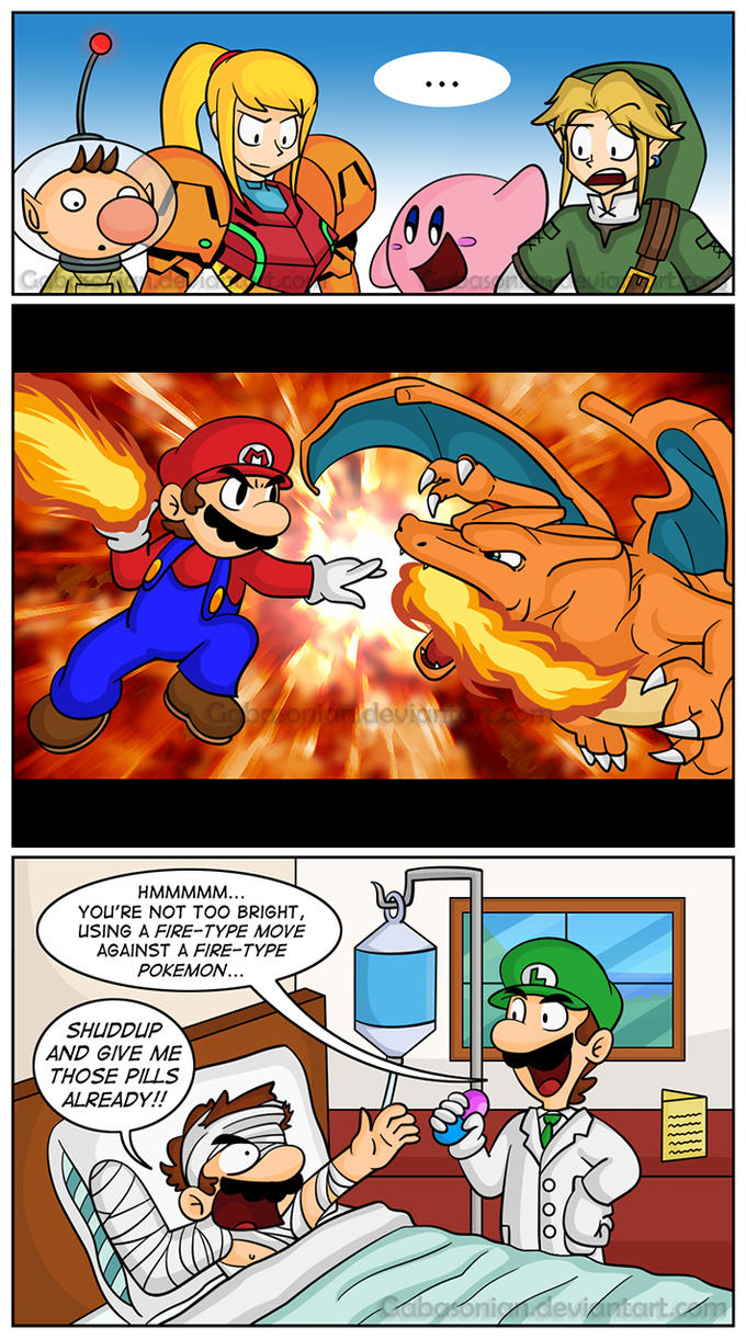Mario vs Charizard | Super Smash Brothers | Know Your Meme