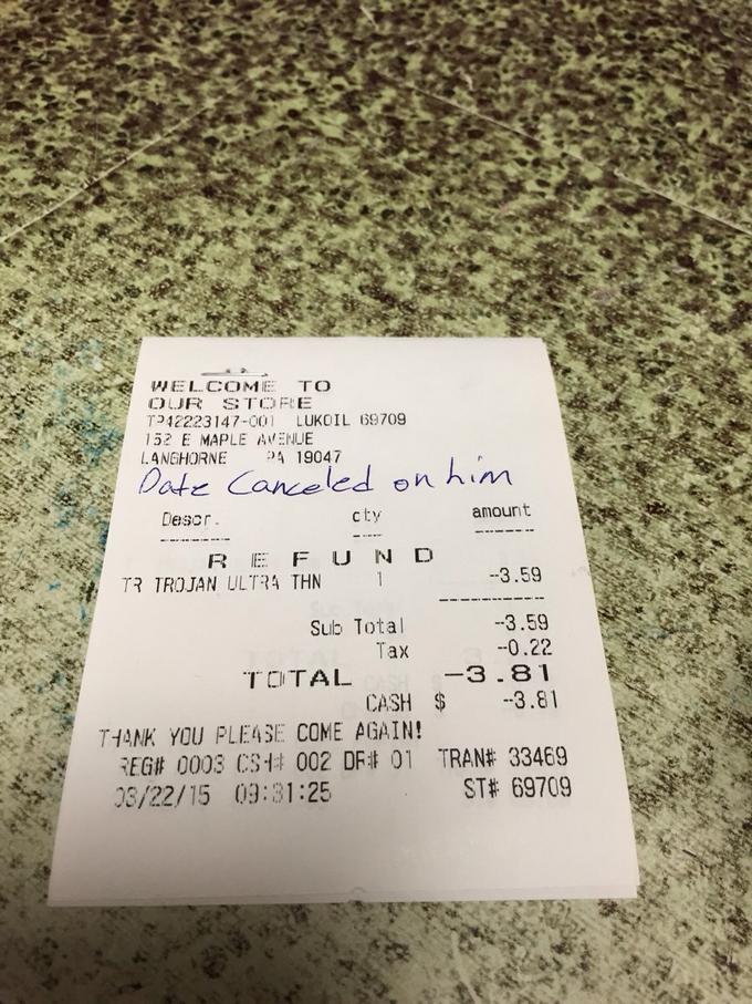 His Date Cancelled