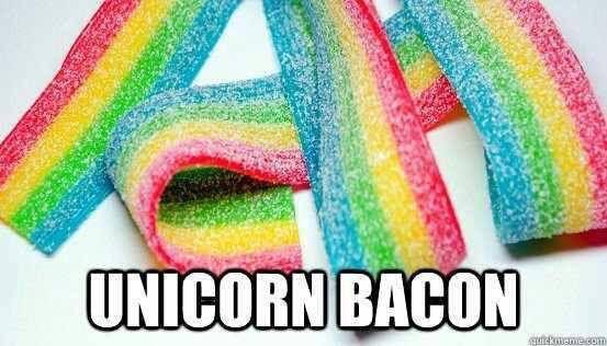 Unicorn Bacon | Bacon | Know Your Meme