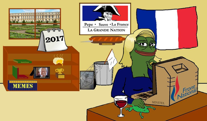 Pepe Sauve La France LA GRANDE NATION 2017 MEMES MINITEI