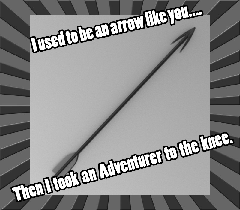 [Image 211883] I Took an Arrow in the Knee Know Your Meme