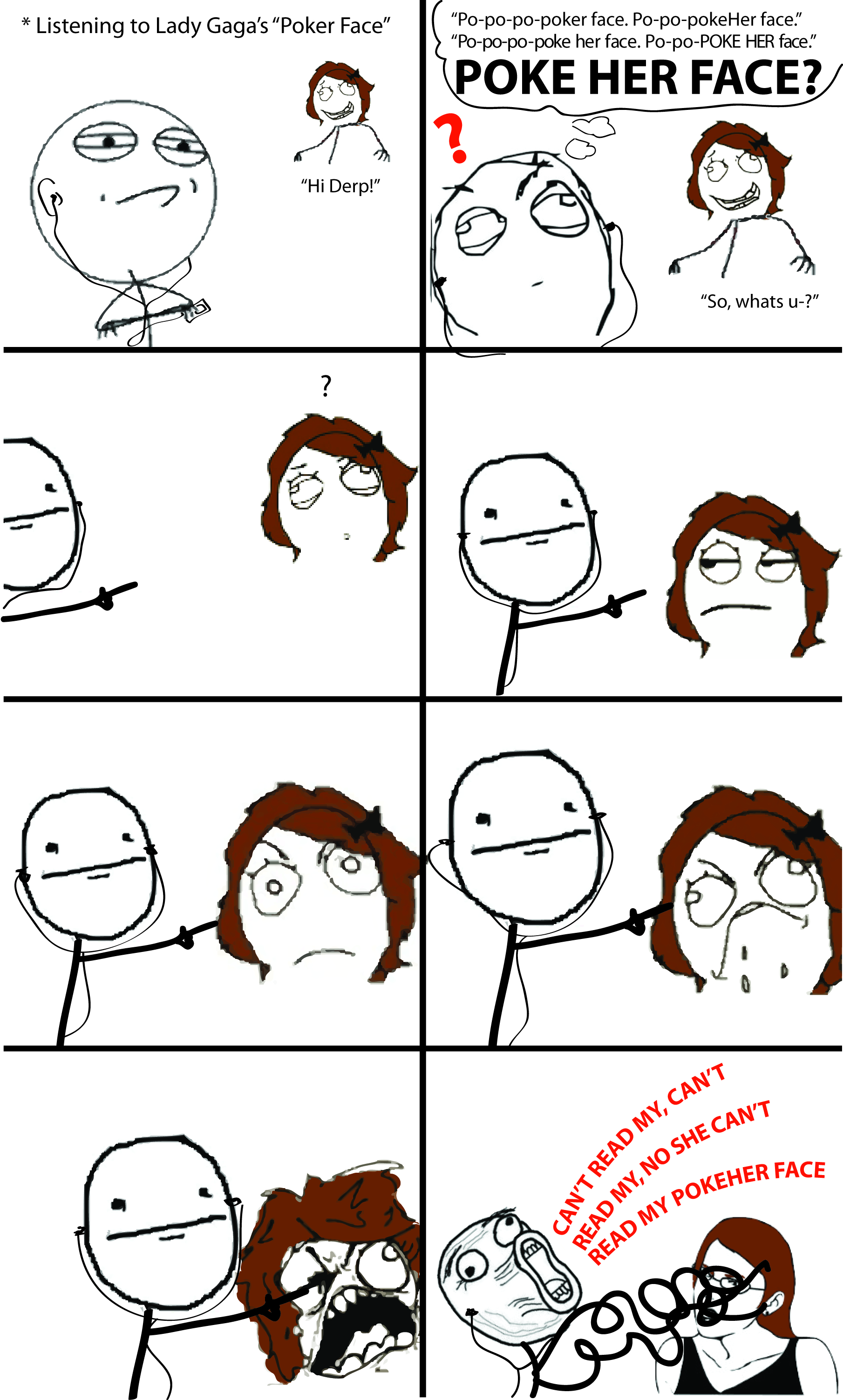 Best poker face rage comics
