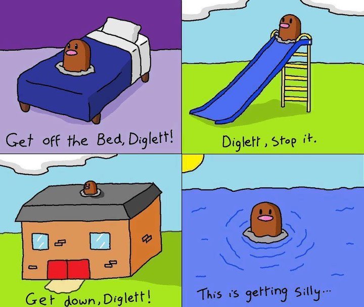 [Image 410744] Diglett Underground Know Your Meme