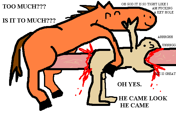 [Image - 435691] | 2 Guys 1 Horse / Mr. Hands | Know Your Meme
