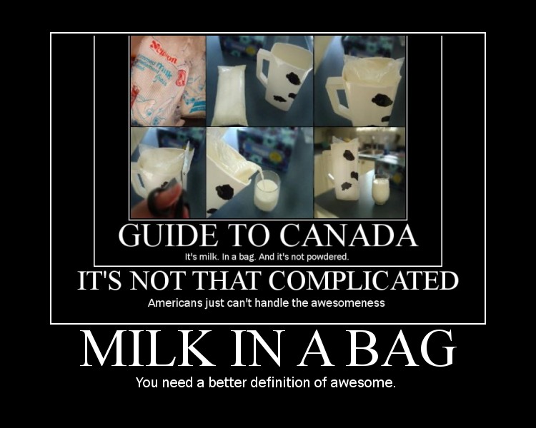 [Image 570135] In Canada, Milk Comes in Bags Know Your Meme