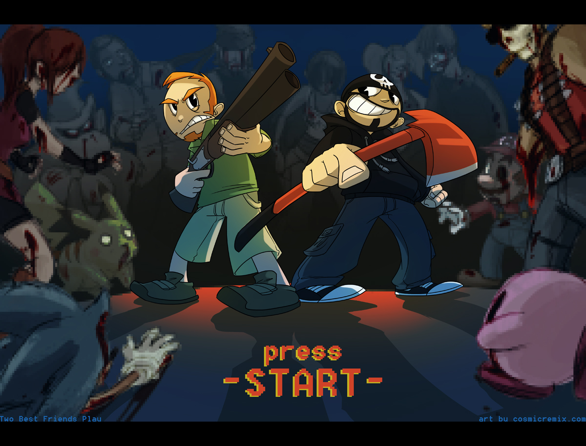 Two Best Friends Zombie Apocalypse Super Best Friends Play Know