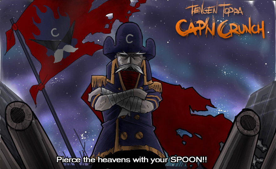 Tengen Toppa Cap'n Crunch | Gurren Lagann | Know Your Meme