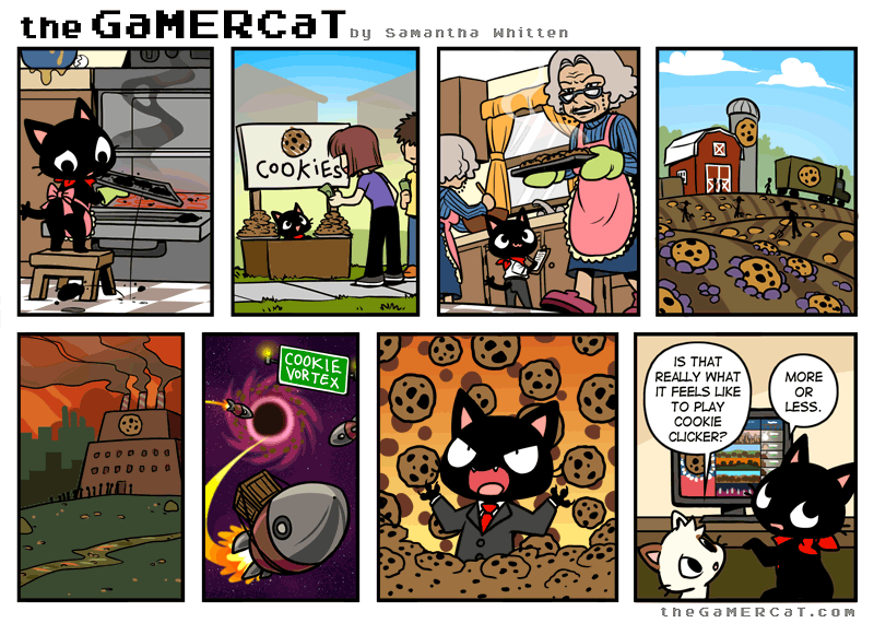 GaMERCaT On Cookie Clicker Cookie Clicker Know Your Meme