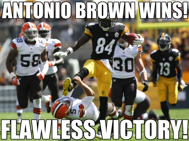 Wrong sport, Antonio. ...