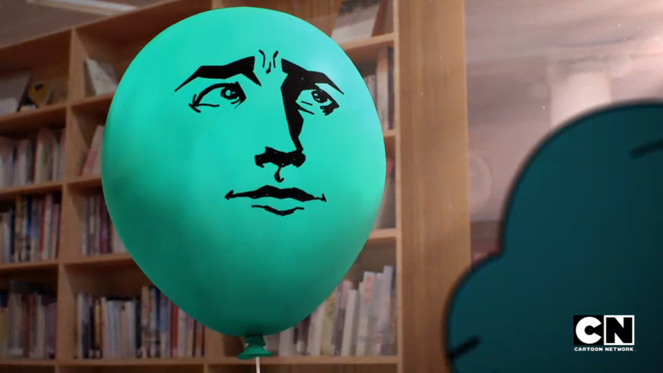 Striking Resemblence to Yaranaika face The Amazing World Of Gumball