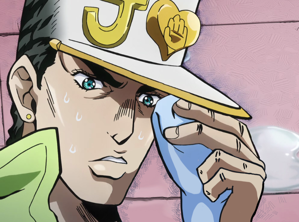 Sweaty Jotaro | JoJo's Bizarre Adventure | Know Your Meme