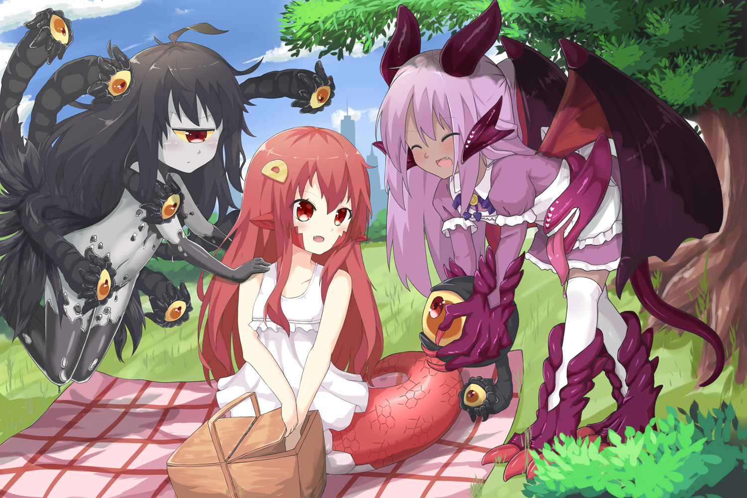 Anime Monster Mädchen Anime Monster Mädchen