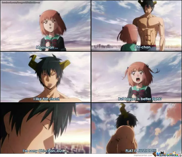 Flat is justice Flat Is Justice / Delicious Flat Chest Know Your Meme