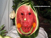 Watermelon-face-illusion