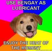 Advice-dog-use-bengay-as-lubricant-enjoy-the-heat-of-the-moment
