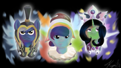 Ponies_of_the_past_by_kymsnowman-d4kk48g