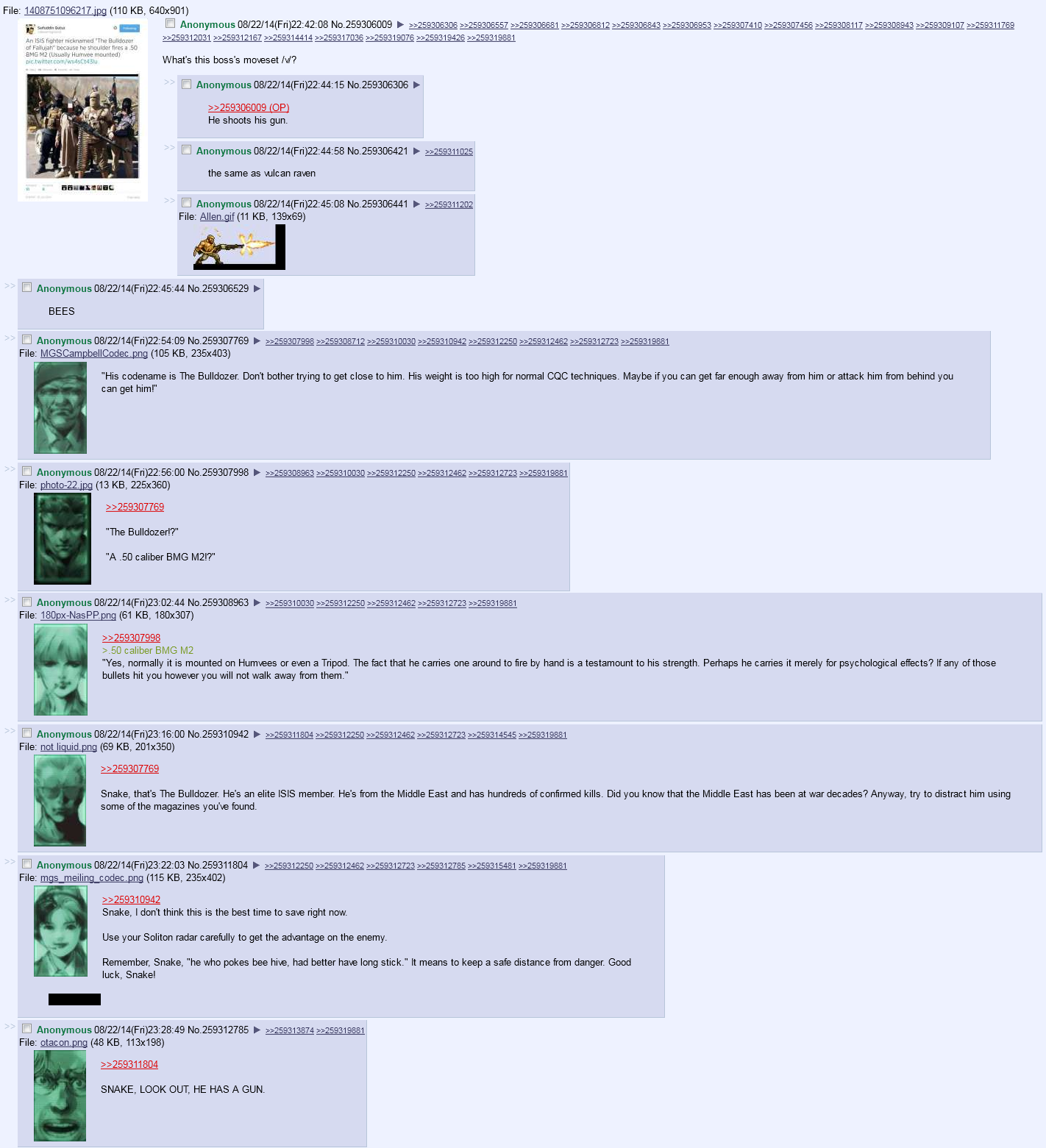 Snake vs The Bulldozer - Codec advice : r/TwoBestFriendsPlay